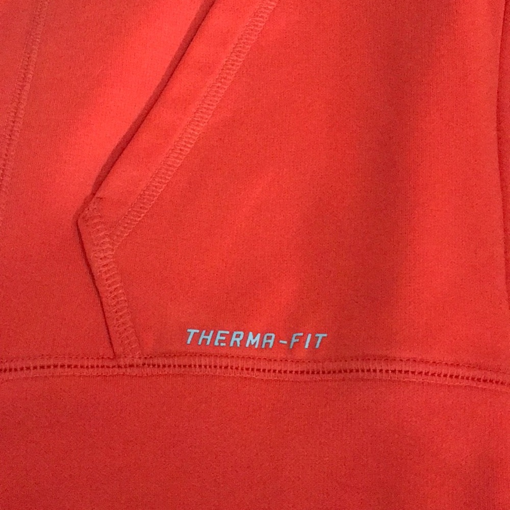 Boys orange Nike zip-up sweatshirt - Picture 2 of 5